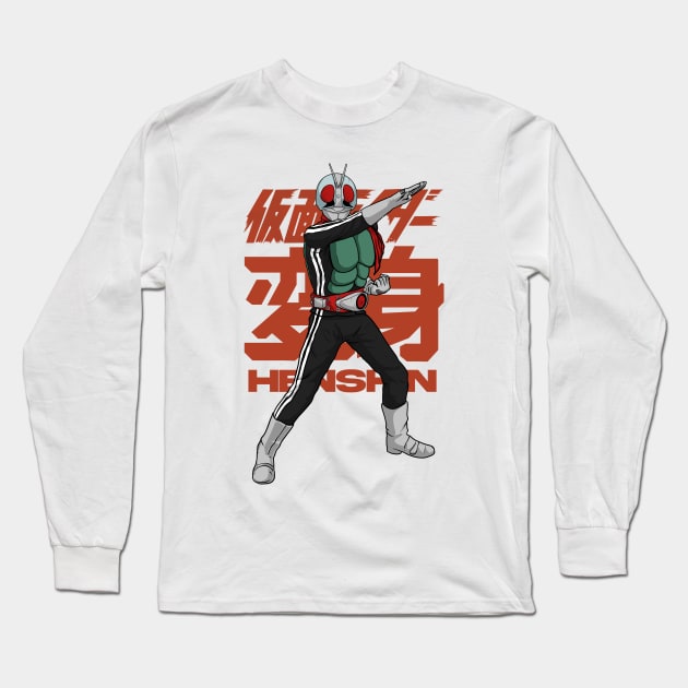 Rider Henshin Long Sleeve T-Shirt by WahyudiArtwork